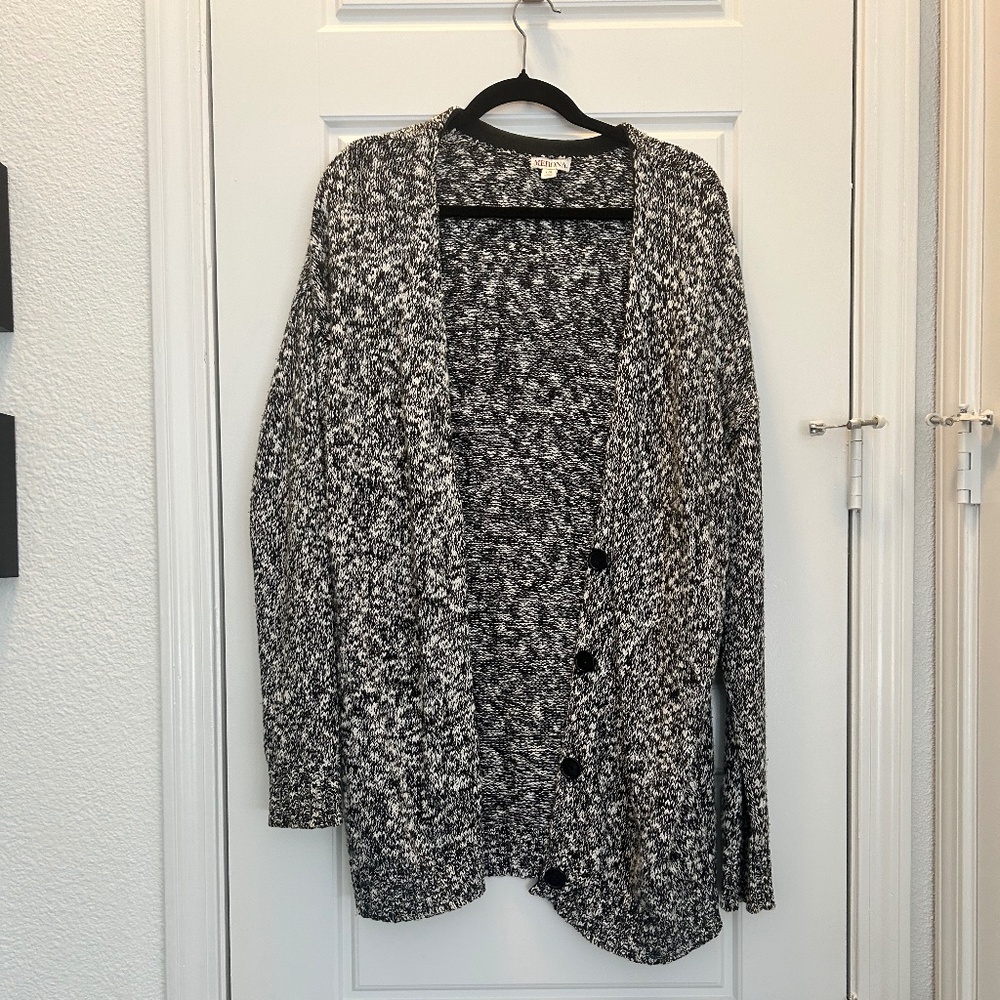 Merona L Button Up Heavyweight Cardigan